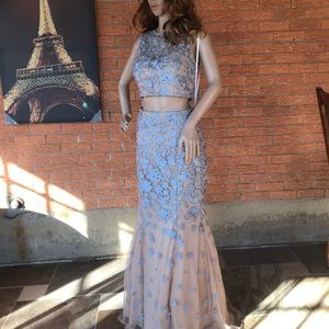 Beautiful periwinkle prom dress